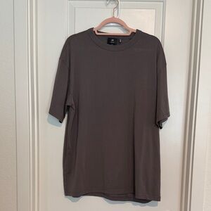 H&M Men's Short Sleeve Crew Tee in Brown